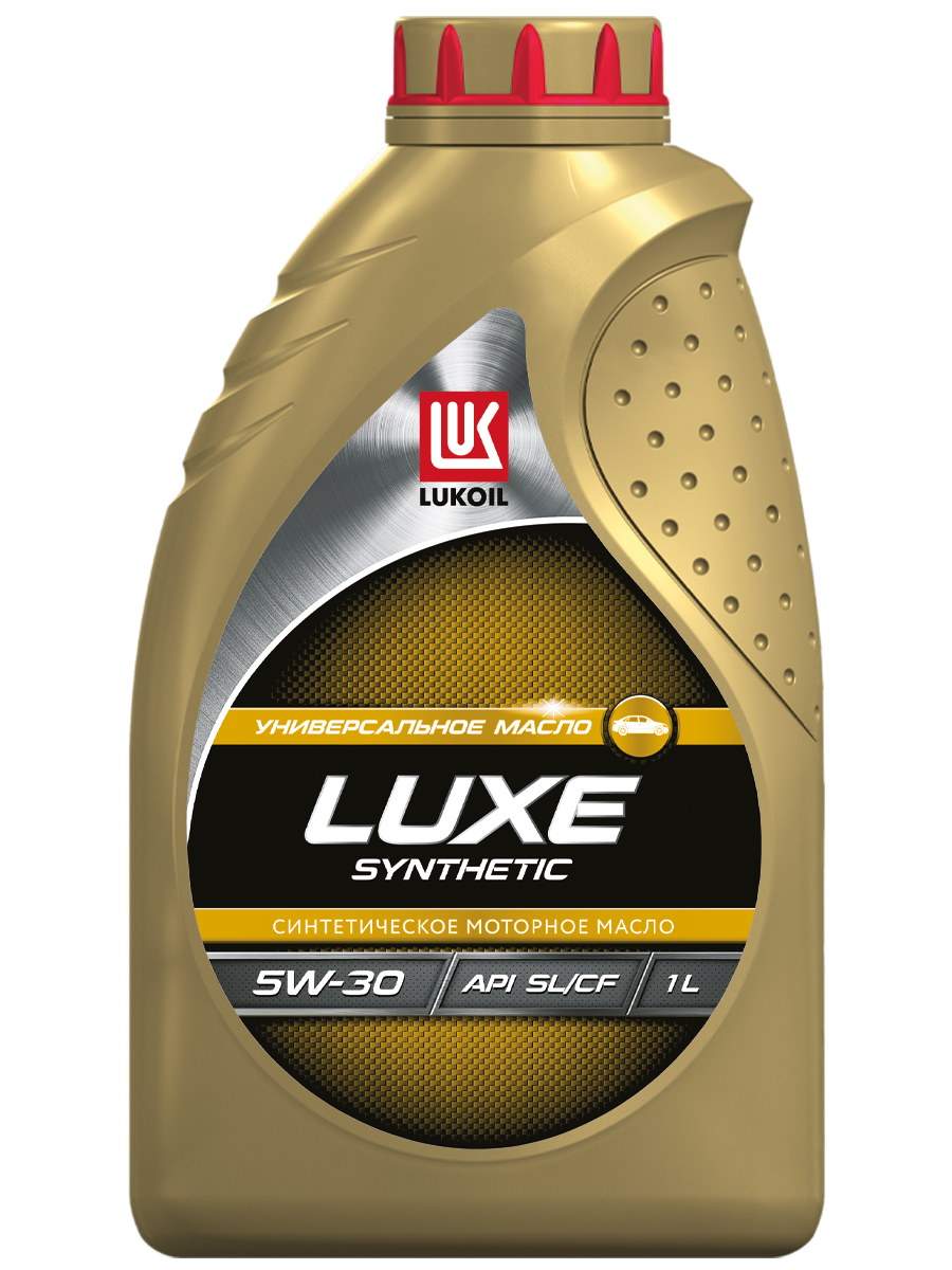 Масло моторное LUKOIL LUXE SYNTHETIC 5W-30, API SL-CF, 1 литр