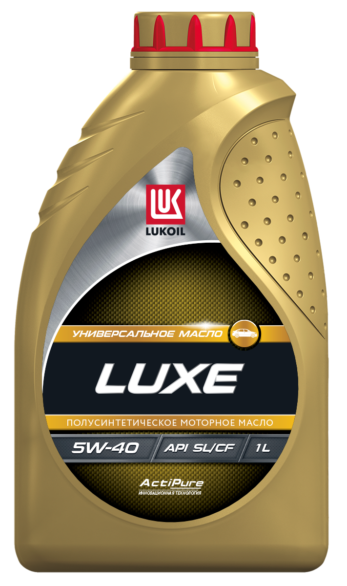 Масло моторное LUKOIL LUXE SEMI-SYNTHETIC 5W-40, API SL-CF, 1 литр