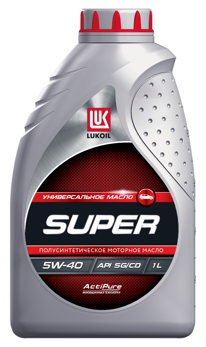 Масло моторное LUKOIL SUPER 5W-40, SG-CD, 1 литр