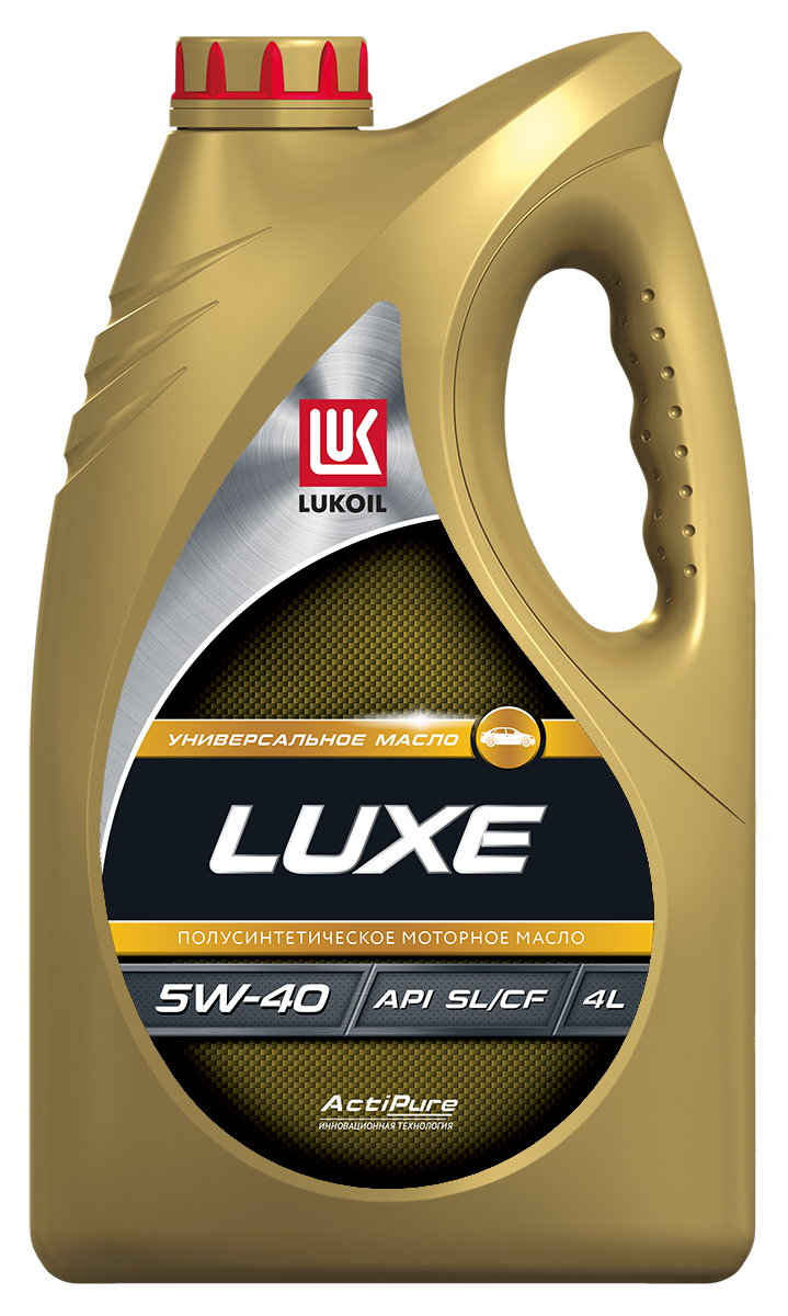 Масло моторное LUKOIL LUXE SEMI-SYNTHETIC 5W-40, API SL-CF, 4 литр
