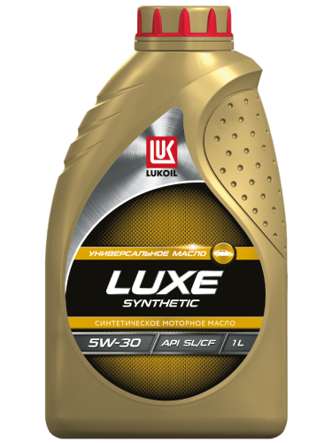 Масло моторное LUKOIL LUXE SYNTHETIC 5W-30, API SL-CF, 1 литр